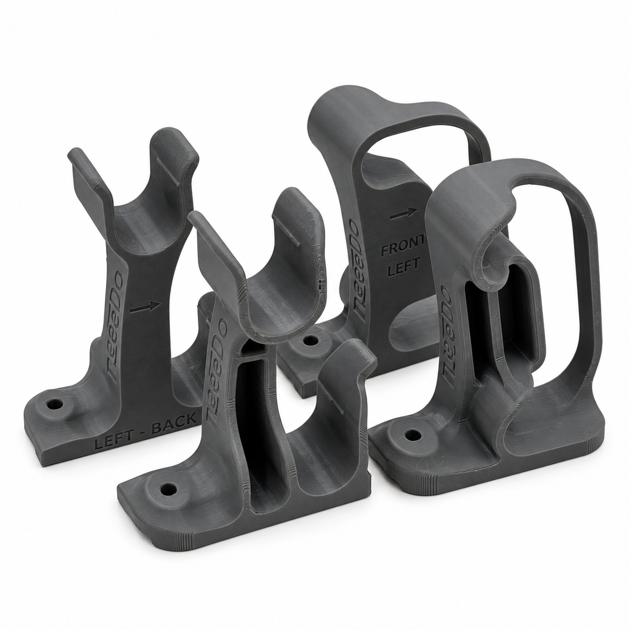 I quattro supporti Quick Seat Mount in PETG